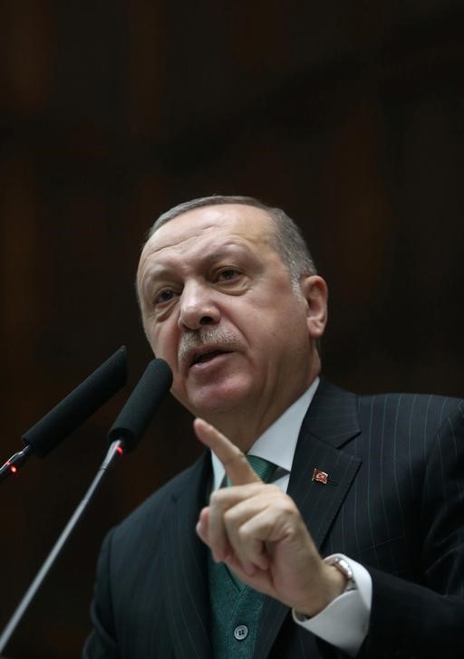 © Reuters. إردوغان: تمويل أمريكا لوحدات حماية الشعب سيؤثر على قرارات تركيا