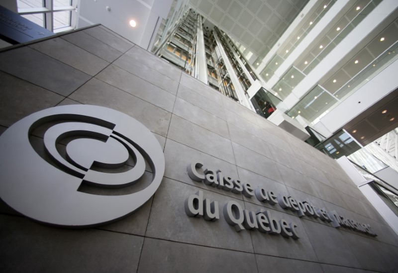 © Reuters. The Caisse de depot et placement du Quebec building is seen in Montreal