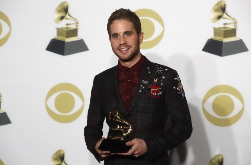 © Reuters. Ben Platt durante premiação do Grammy em Nova York