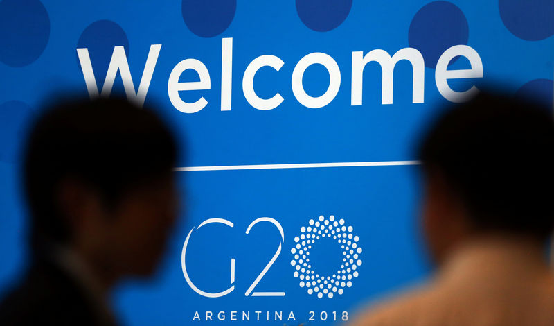 © Reuters. G-20 busca compromiso con "libre comercio" ante preocupación por aranceles de EEUU