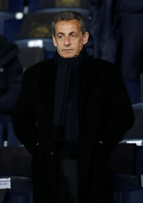 © Reuters. L'ex presidente francese Nicolas Sarkozy