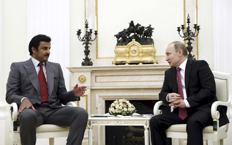 © Reuters. وكالة: بوتين يلتقي بأمير قطر الأسبوع المقبل