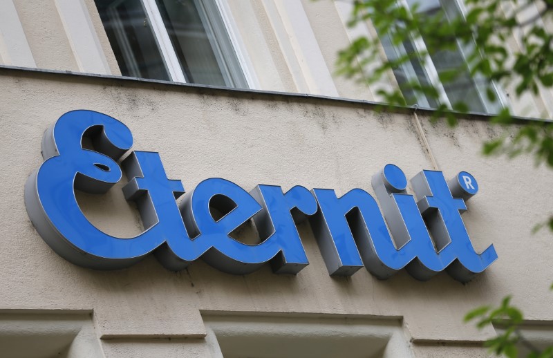 © Reuters. Prédio da empresa produtora de material para construção Eternit em Viena, na Áustria