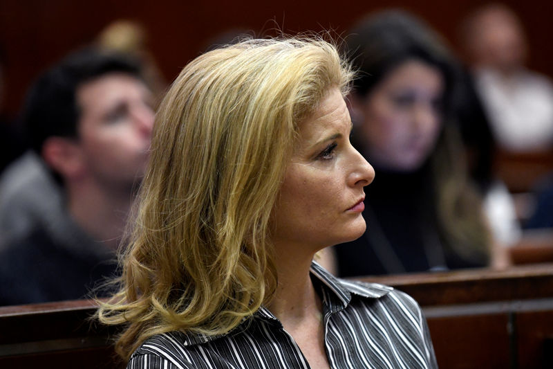 © Reuters. FILE PHOTO: Zervos, a former contestant on The Apprentice, appears in New York State Supreme Court in Manhattan