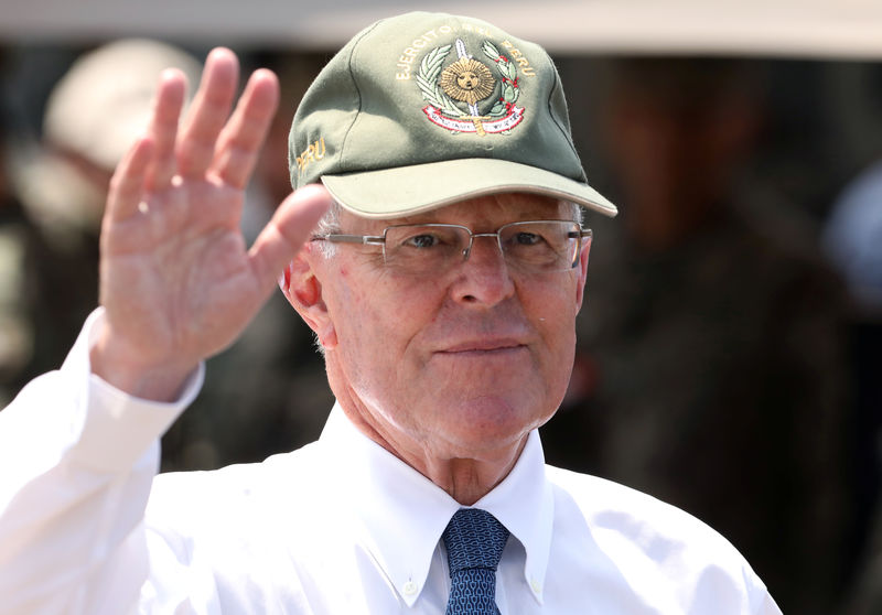 © Reuters. Presidente do Peru, Pedro Pablo Kuczynski, em Lima