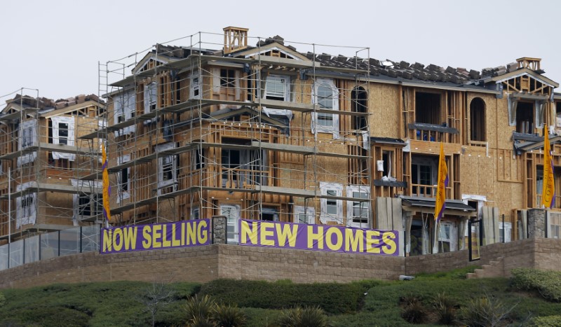 © Reuters. A general view of new houses which are construction and for sale in San Marcos