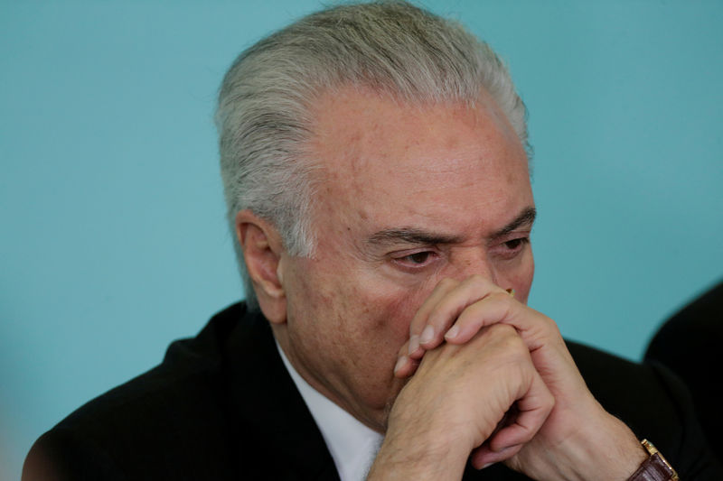 © Reuters. Presidente Michel Temer durante reunião do Conselho de Desenvolvimento Econômico e Social em Brasília