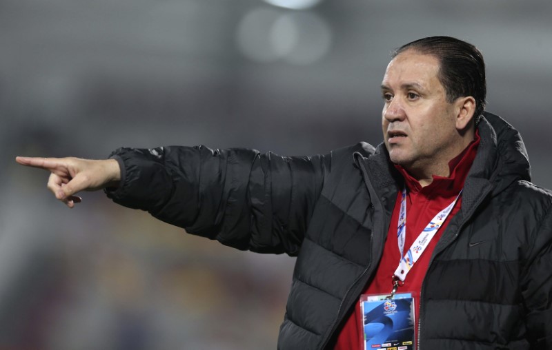 © Reuters. المدرب معلول مطالب بقيادة تونس لإنجاز أكبر في خامس مشاركة بكأس العالم