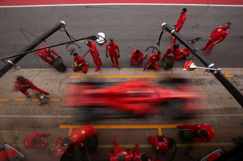 © Reuters. Teste da Fórmula 1 na Catalunha