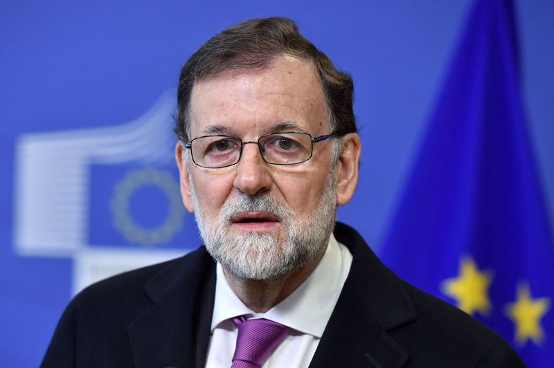 © Reuters. Rajoy anuncia que España cerró 2017 con un déficit de un 3,07% del PIB