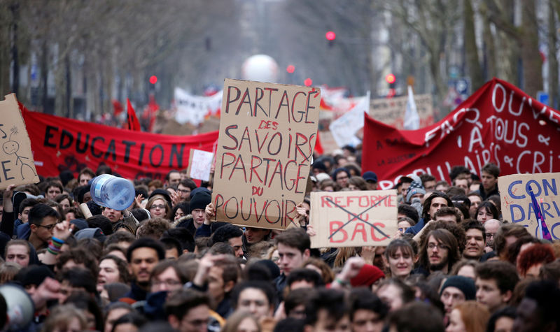 © Reuters. Manifestação em Paris