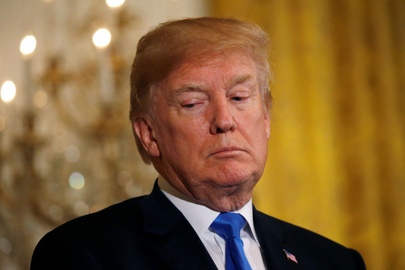 © Reuters. Presidente dos Estados Unidos, Donald Trump, durante evento na Casa Branca, em Washington