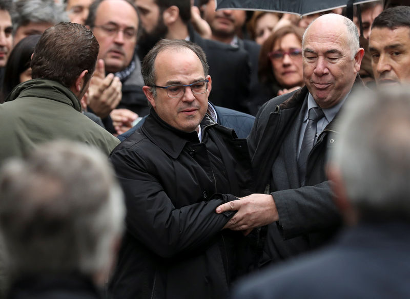 © Reuters. El Supremo manda a prisión al candidato a la presidencia de Cataluña Jordi Turull