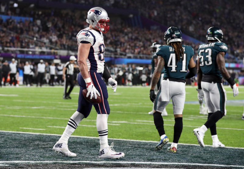 © Reuters. Philadelphia Eagles v New England Patriots - Super Bowl LII