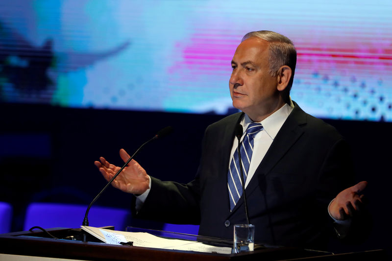 © Reuters. Primeiro-ministro de Israel, Benjamin Netanyahu