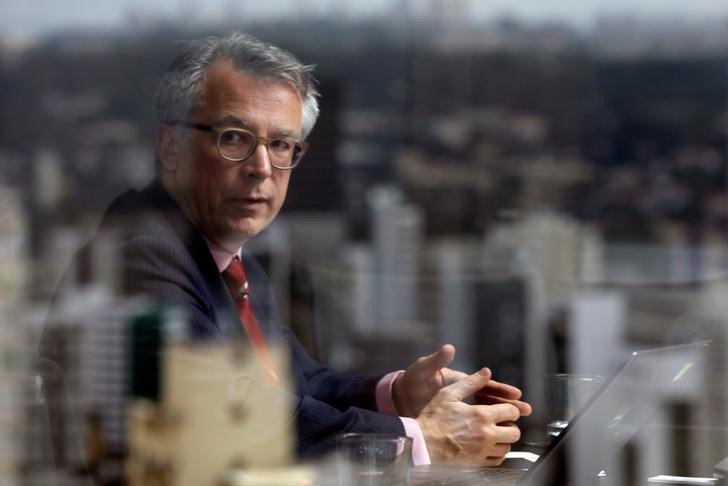 © Reuters. Moritz Kraemer, sovereign Global Chief Rating Officer, S&P Global Ratings, attends an interview with Reuters in Sao Paulo