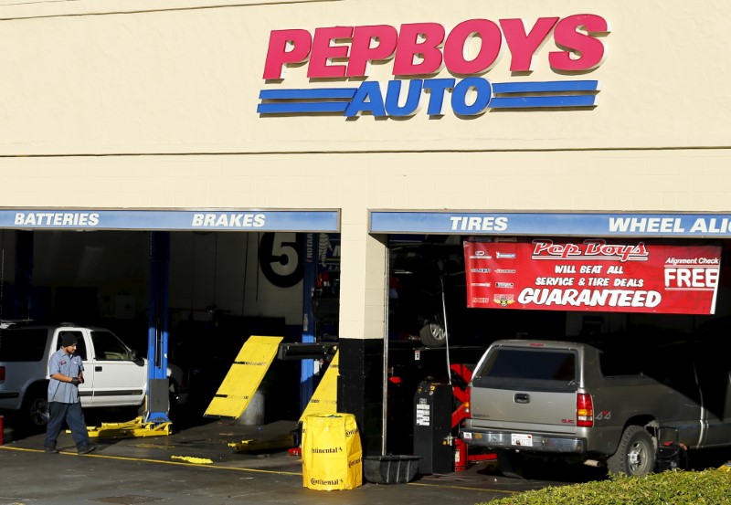 © Reuters. Loja da rede varejista de autopeças norte-americana Pep Boys na Califórnia