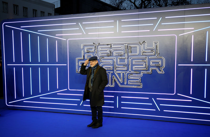© Reuters. Diretor Steven Spielberg em lançamento de "Jogador Nº 1" em Londres