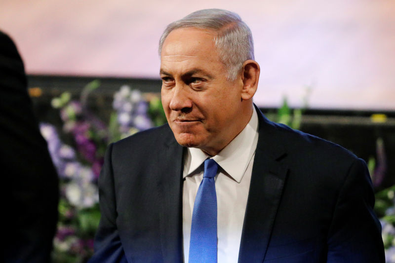 © Reuters. Primeiro-ministro israelense, Benjamin Netanyahu, durante conferência em Tel Aviv