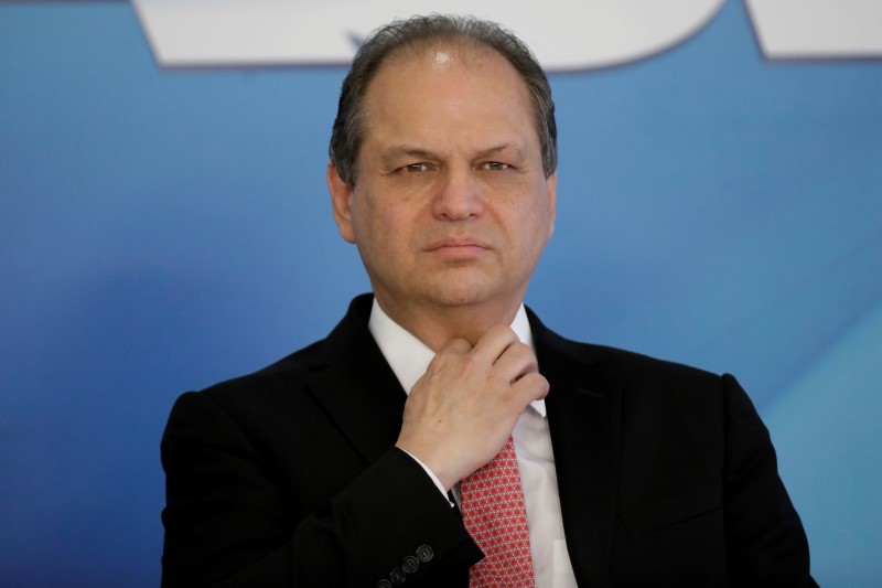 © Reuters. Ministro da Saúde, Ricardo Barros, durante cerimônia em Brasília