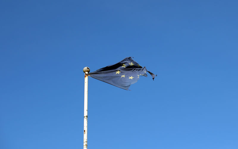 © Reuters. Bandeira da UE em Great Yarmouth, na Inglaterra