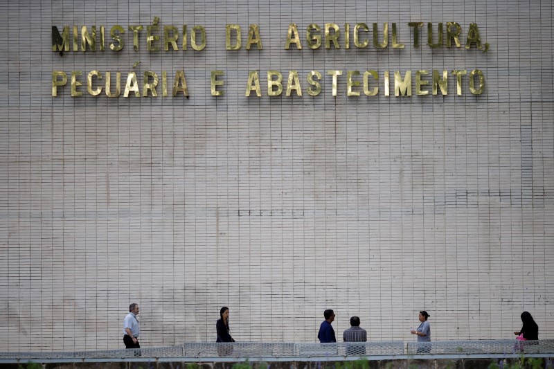 © Reuters. Prédio do Ministério da Agricultura em Brasília