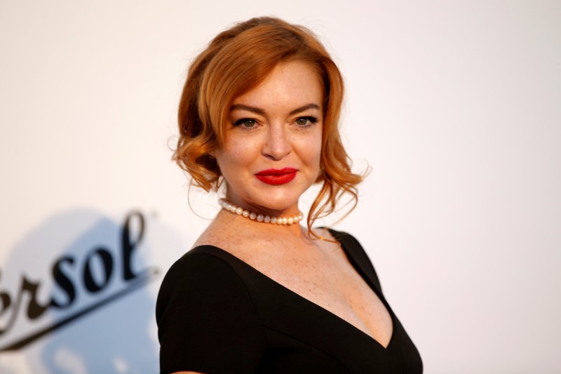 © Reuters. Lindsay Lohan no Festival de Cannes