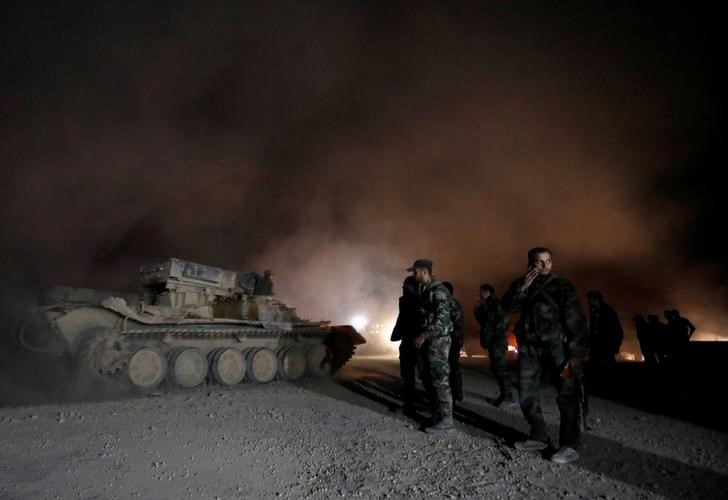 © Reuters. الجيش السوري يقول إنه استعاد معظم الغوطة الشرقية