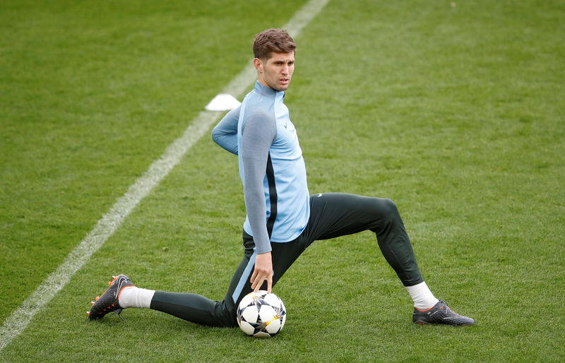 © Reuters. Champions League - Manchester City Training