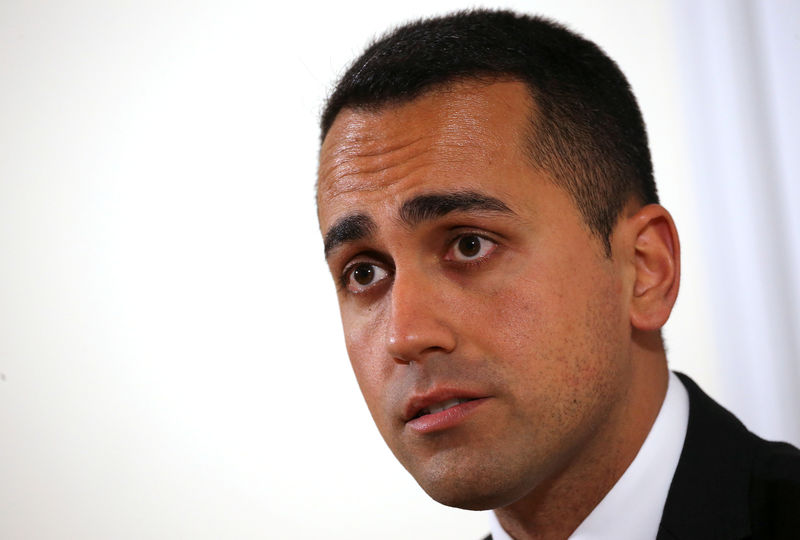 Italy's 5-Star to keep budget deficit at 1.5 percent, says leader Di Maio