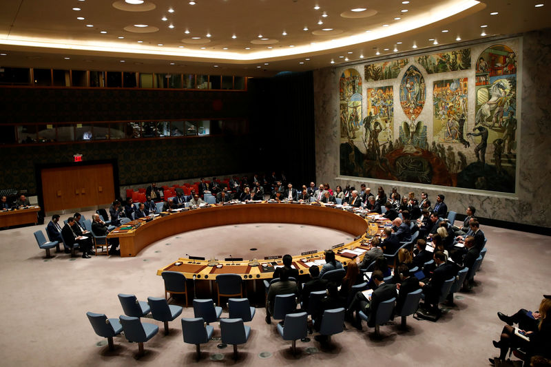© Reuters. Foto de archivo. El Consejo de Seguridad de Naciones Unidas se reúne por Siria en el edificio de la ONU en Nueva York.