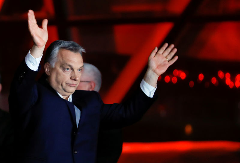 © Reuters. Primeiro-ministro da Hungria, Viktor Orban, durante evento em Budapeste