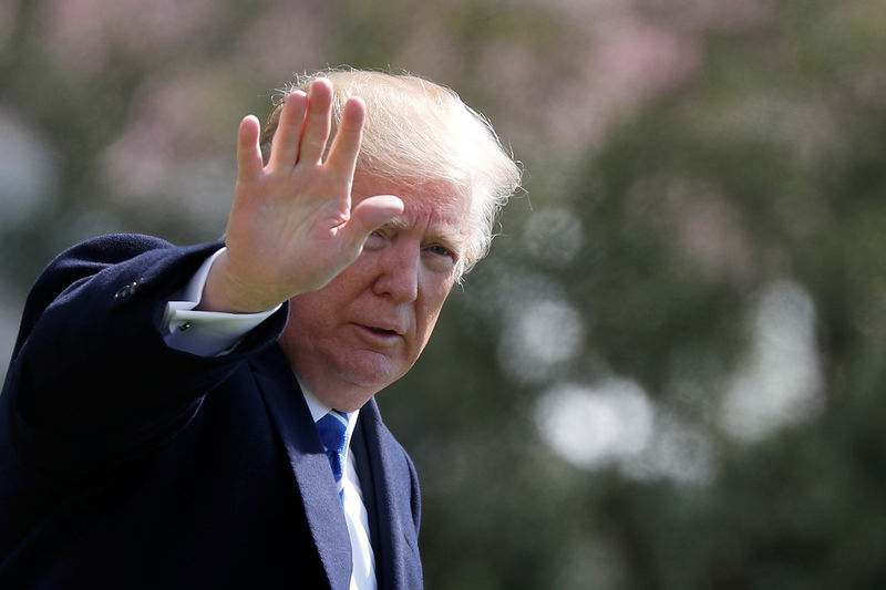 © Reuters. Presidente dos Estados Unidos, Donald Trump, na Casa Branca, em Washington