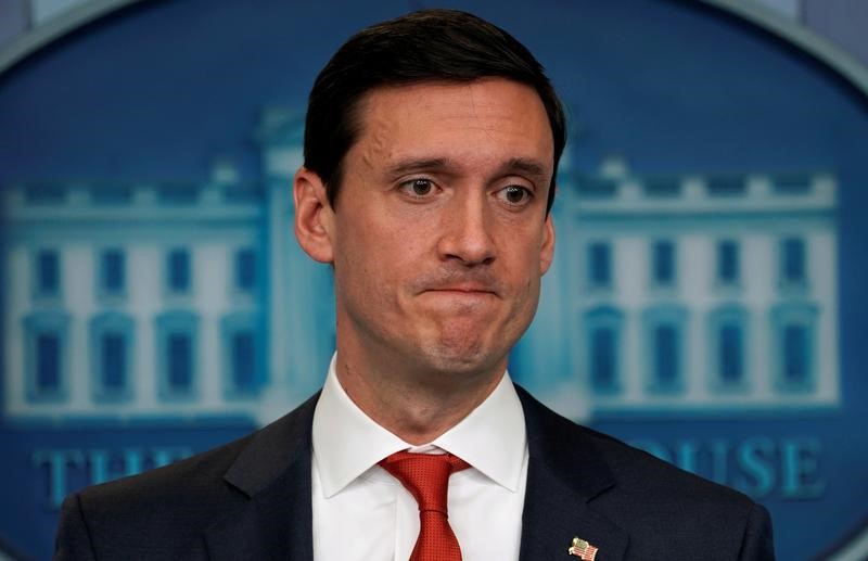 © Reuters. Tom Bossert durante entrevista em Washington