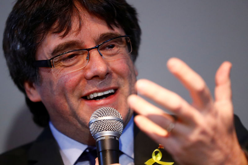 © Reuters. Responsables judiciales españoles y alemanes abordarán el caso Puigdemont