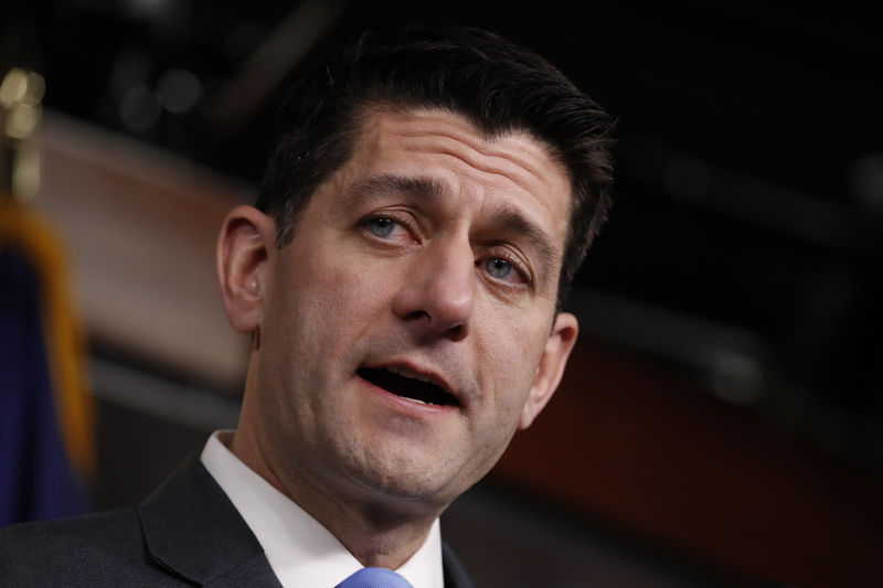 © Reuters. Presidente da Câmara dos Deputados dos EUA, Paul Ryan, dá entrevista coletiva em Washington