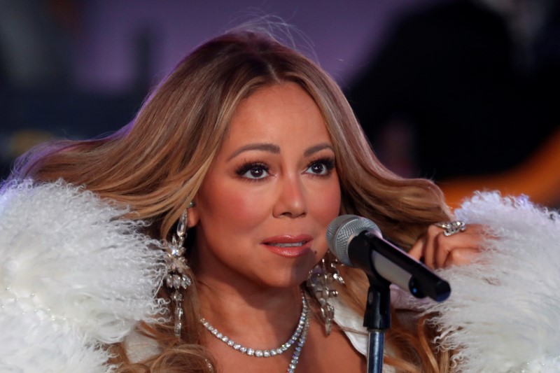 © Reuters. Mariah Carey durante show de Ano Novo em Nova York