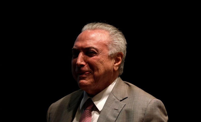 © Reuters. Presidente Michel Temer durante cerimônia no Rio de Janeiro