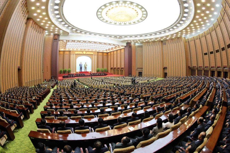 © Reuters. Visão geral da Assembleia Suprema do Povo da Coreia do Norte em Pyongyang