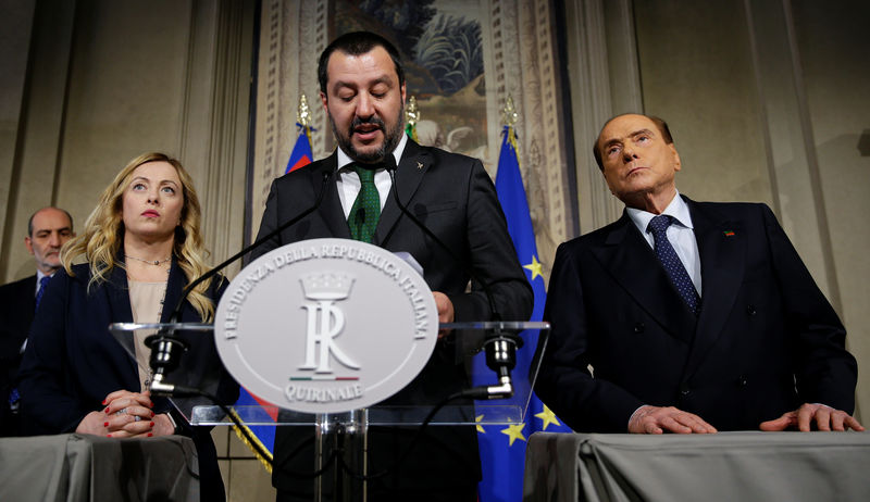 © Reuters. Salvini: centrodestra unito pronto a governo, no azioni unilaterali in Siria