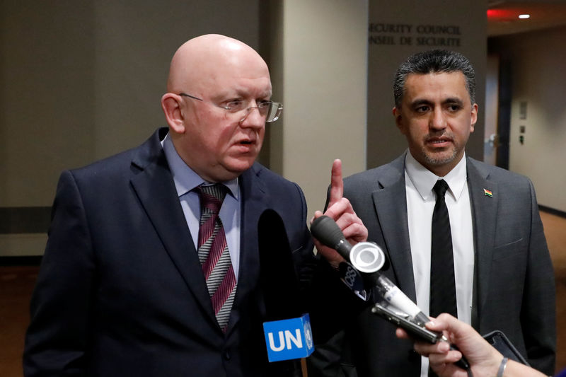 © Reuters. دبلوماسيون: روسيا تدعو إلى اجتماع لمجلس الأمن بشأن سوريا الجمعة