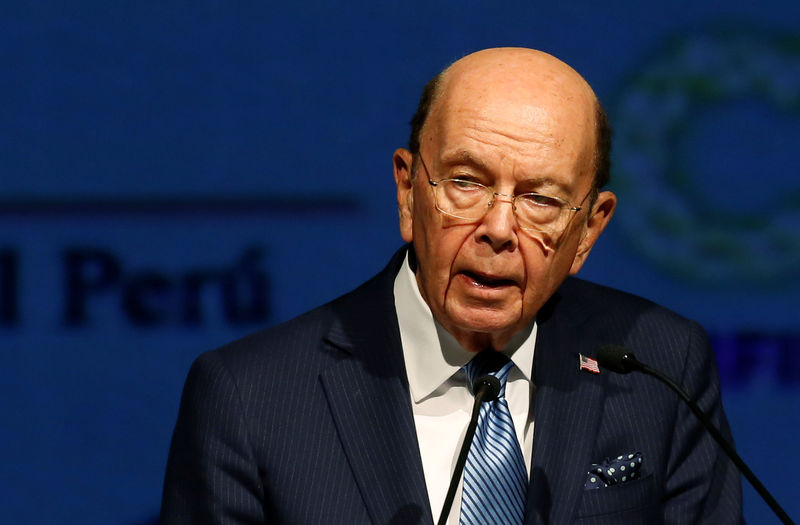 © Reuters. Wilbur Ross faz discurso em Lima