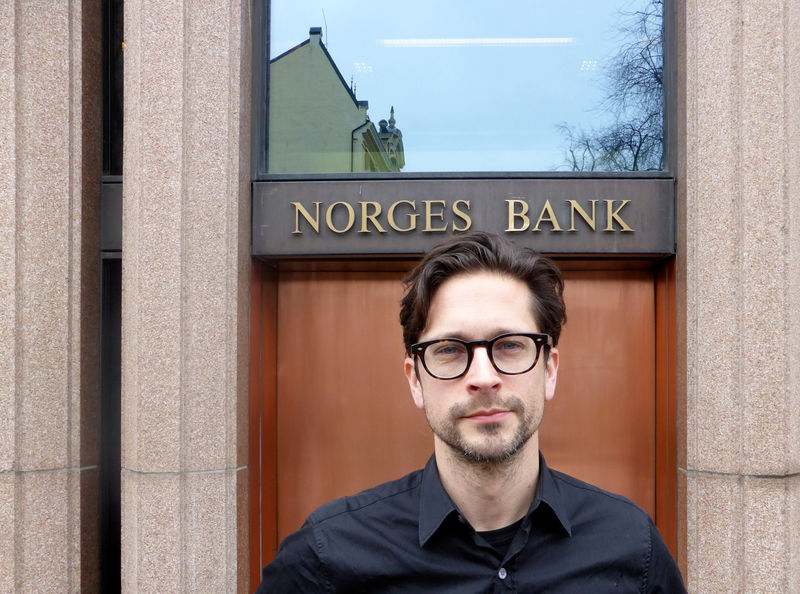 © Reuters. Author Bomsdorf poses for a picture in Oslo