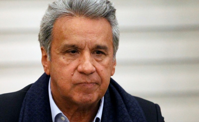 © Reuters. Presidente do Equador Lenín Moreno concede entrevista em Quito