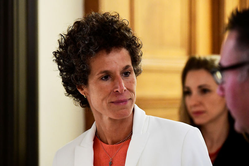 © Reuters. Andrea Constand durante julgamento de Bill Cosby em Norristown