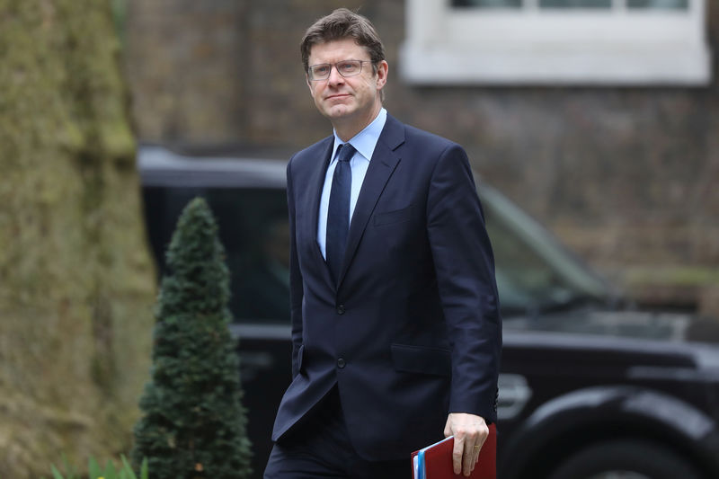 © Reuters. Britain's Secretary of State for Business, Energy and Industrial Strategy Greg Clark arrives in Downing Street in London