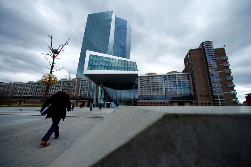 © Reuters. FILE PHOTO: European Central Bank (ECB) headquarters building is seen in Frankfurt