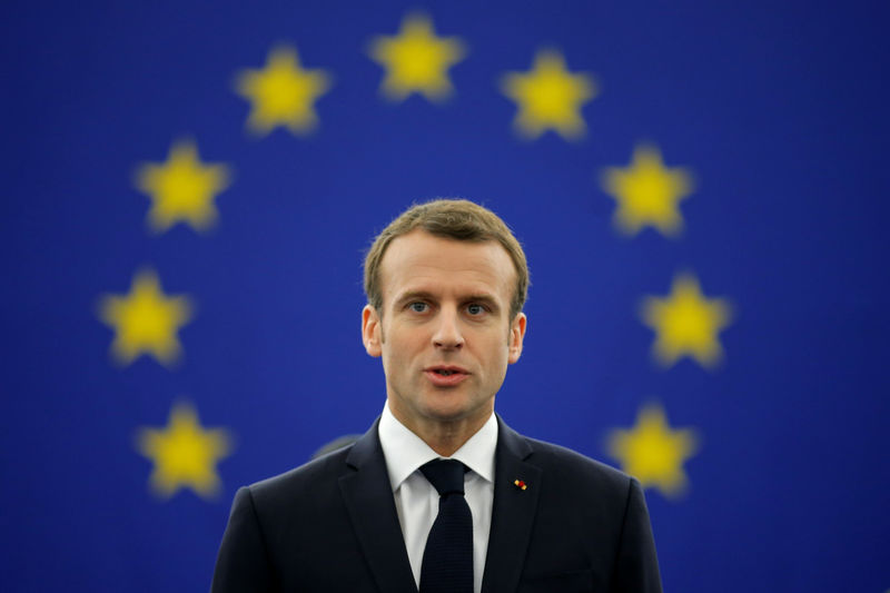 © Reuters. Presidente francês, Emmanuel Macron