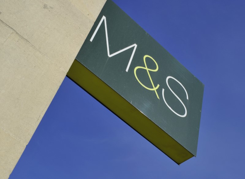 © Reuters. A branch of retail store Marks and Spencer is seen in central London