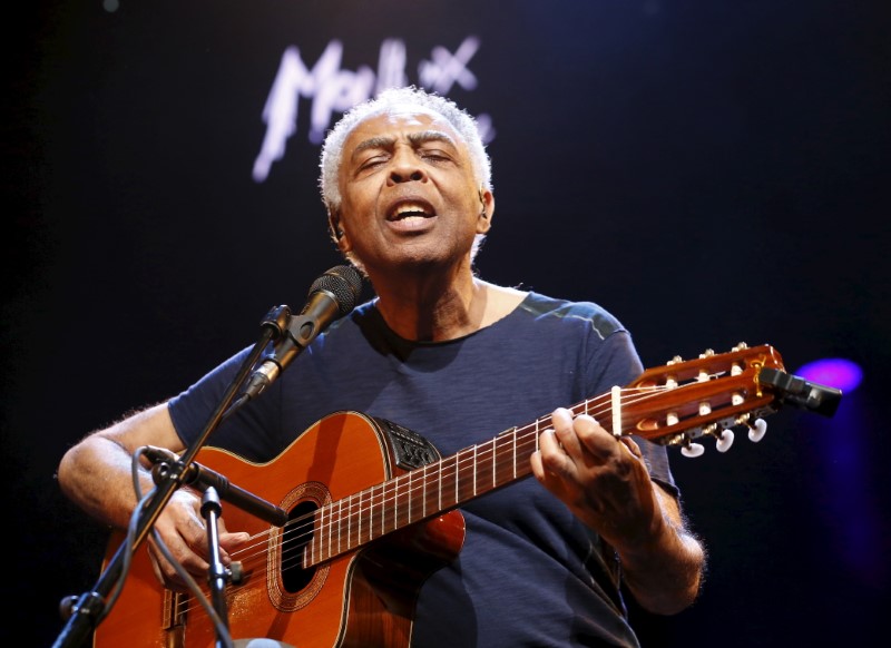 © Reuters. Gilberto Gil durante apresentação no Montreux Jazz Festival